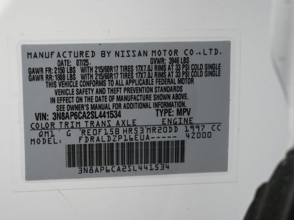 Used 2025 Nissan Kicks SV image 17