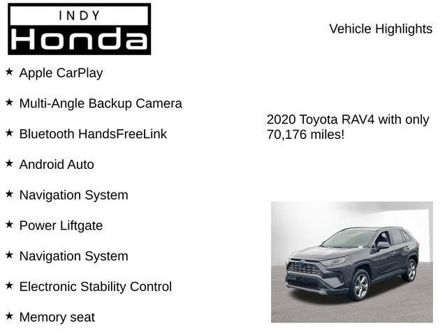 Used 2020 Toyota RAV4 Limited w/ All Weather Liner Package image 7