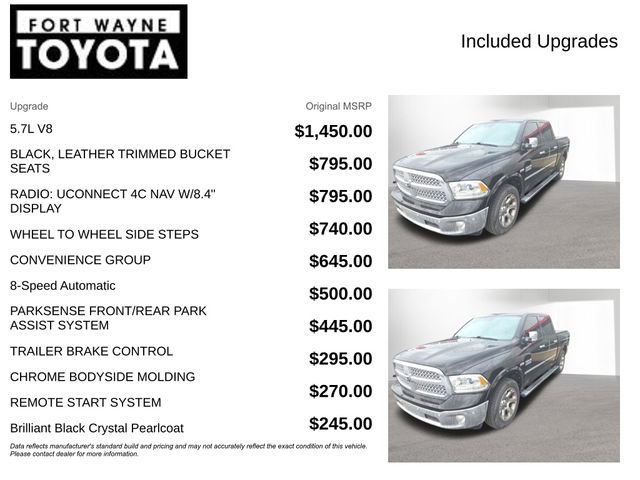Used 2018 RAM 1500 Laramie w/ Convenience Group AWD/4WD image 4