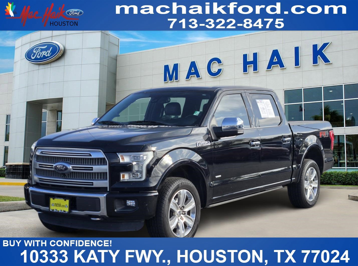 Used 2016 Ford F150 Platinum w/ Equipment Group 701A Luxury image 1