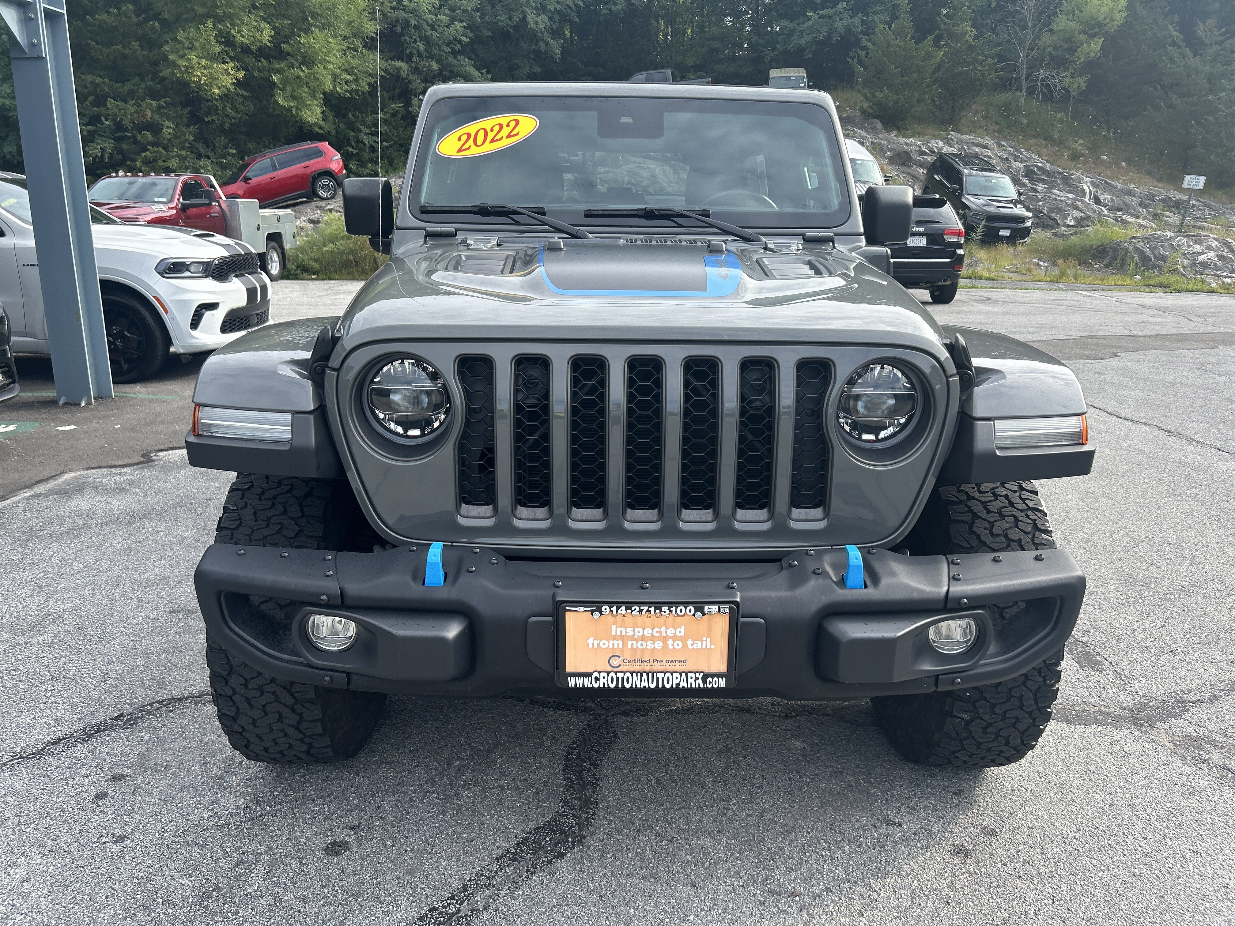 Certified 2022 Jeep Wrangler Unlimited Rubicon 4xe w/ Steel Bumper Group AWD/4WD image 3