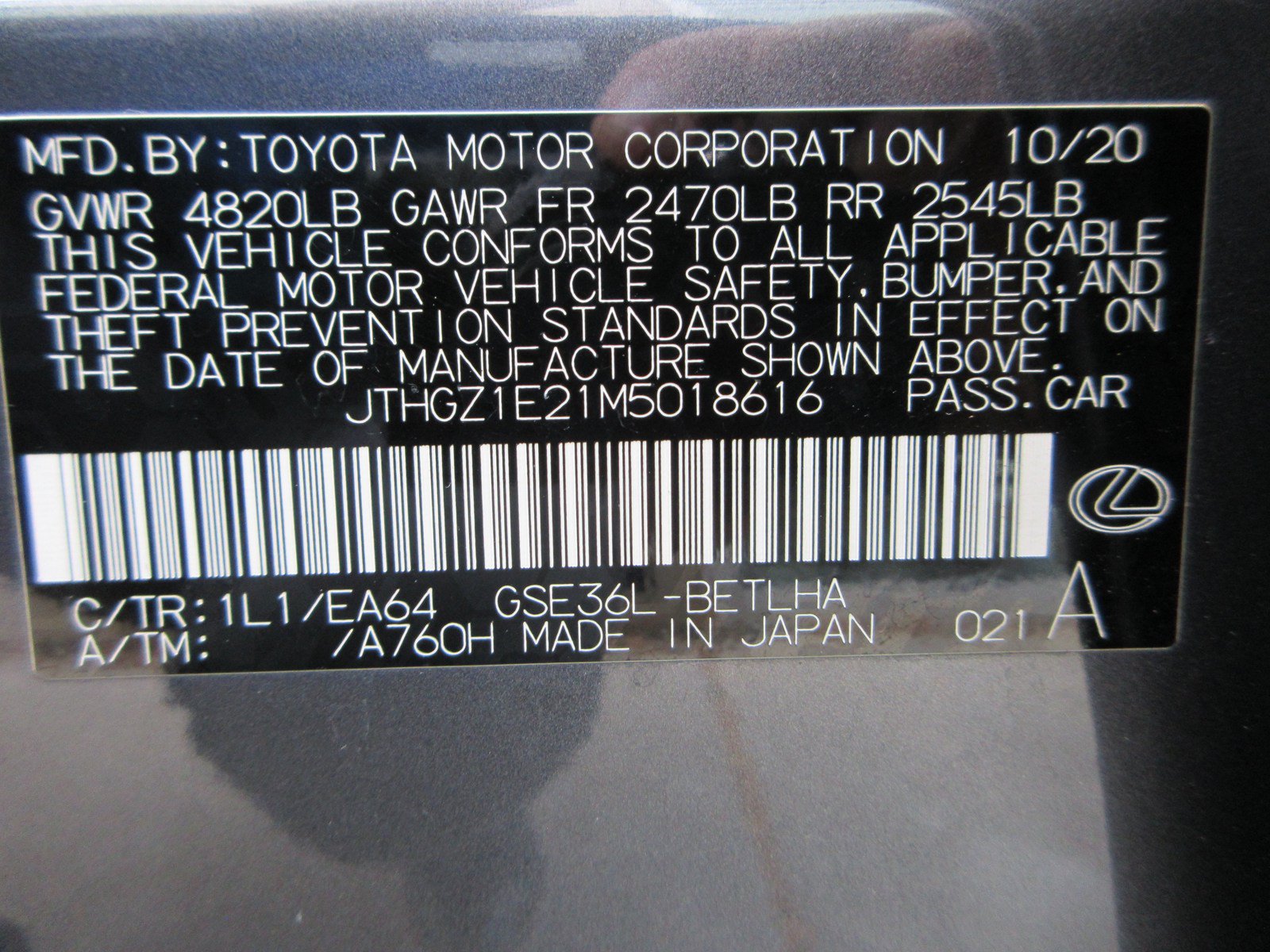Used 2021 Lexus IS 350 F Sport w/ Dynamic Handling Package AWD/4WD image 57
