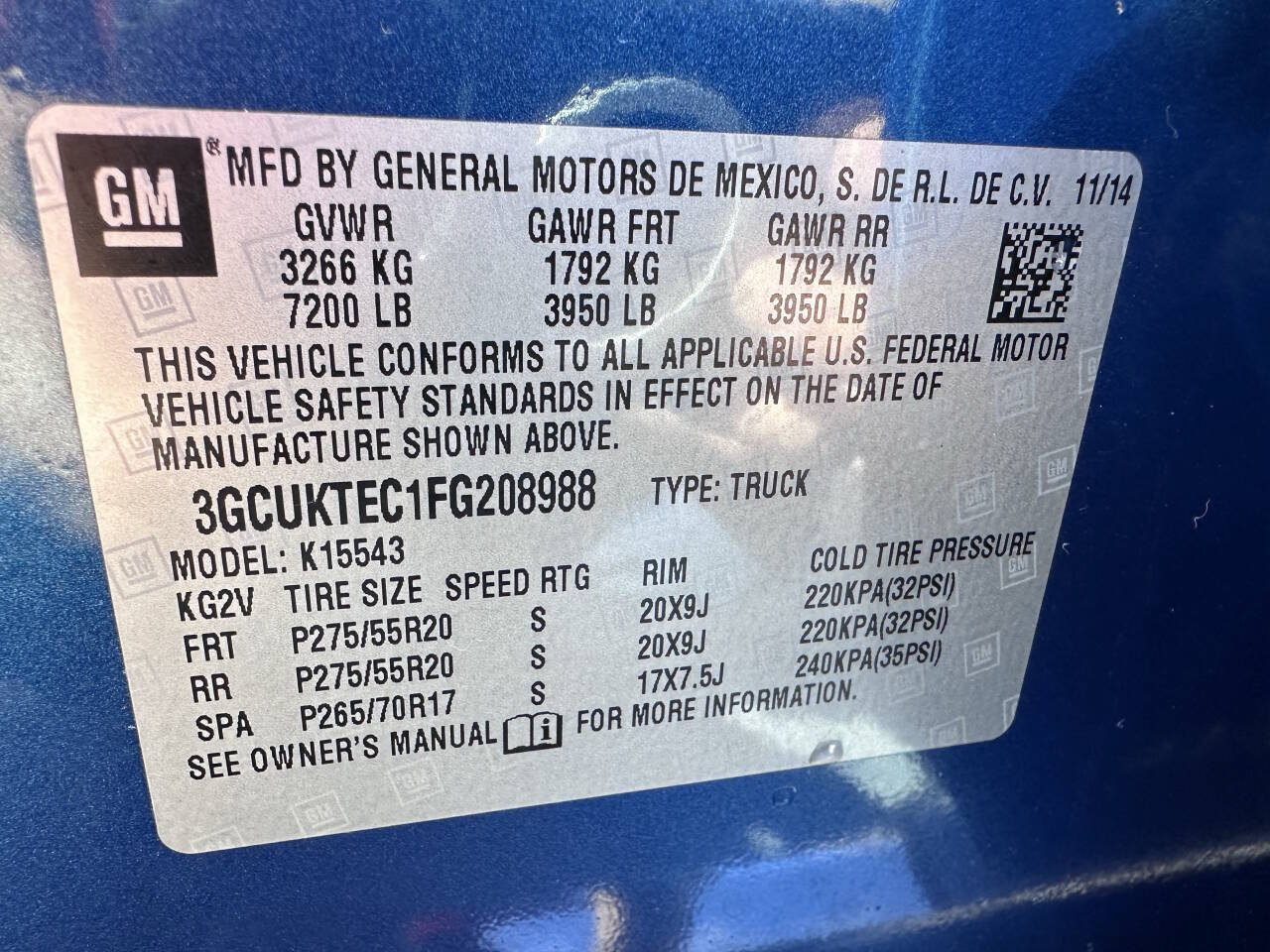 Used 2015 Chevrolet Silverado 1500 High Country w/ High Country Premium Package AWD/4WD image 19