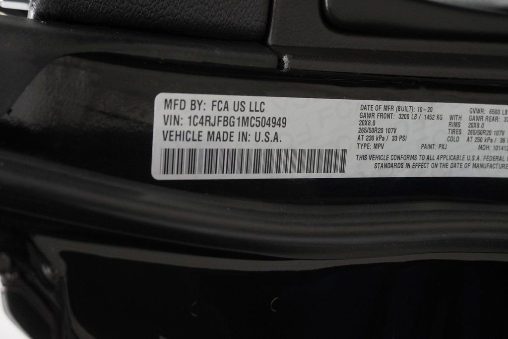 Used 2021 Jeep Grand Cherokee Limited w/ Quick Order Package 28K 80th image 55