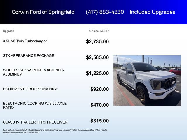 Used 2022 Ford F150 XL w/ STX Appearance Package AWD/4WD image 6