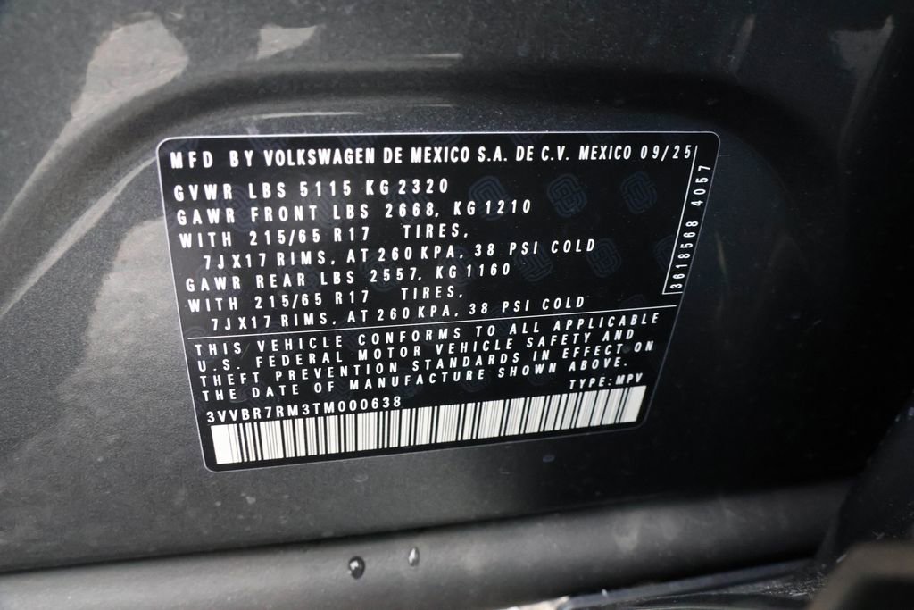 New 2026 Volkswagen Tiguan S image 45