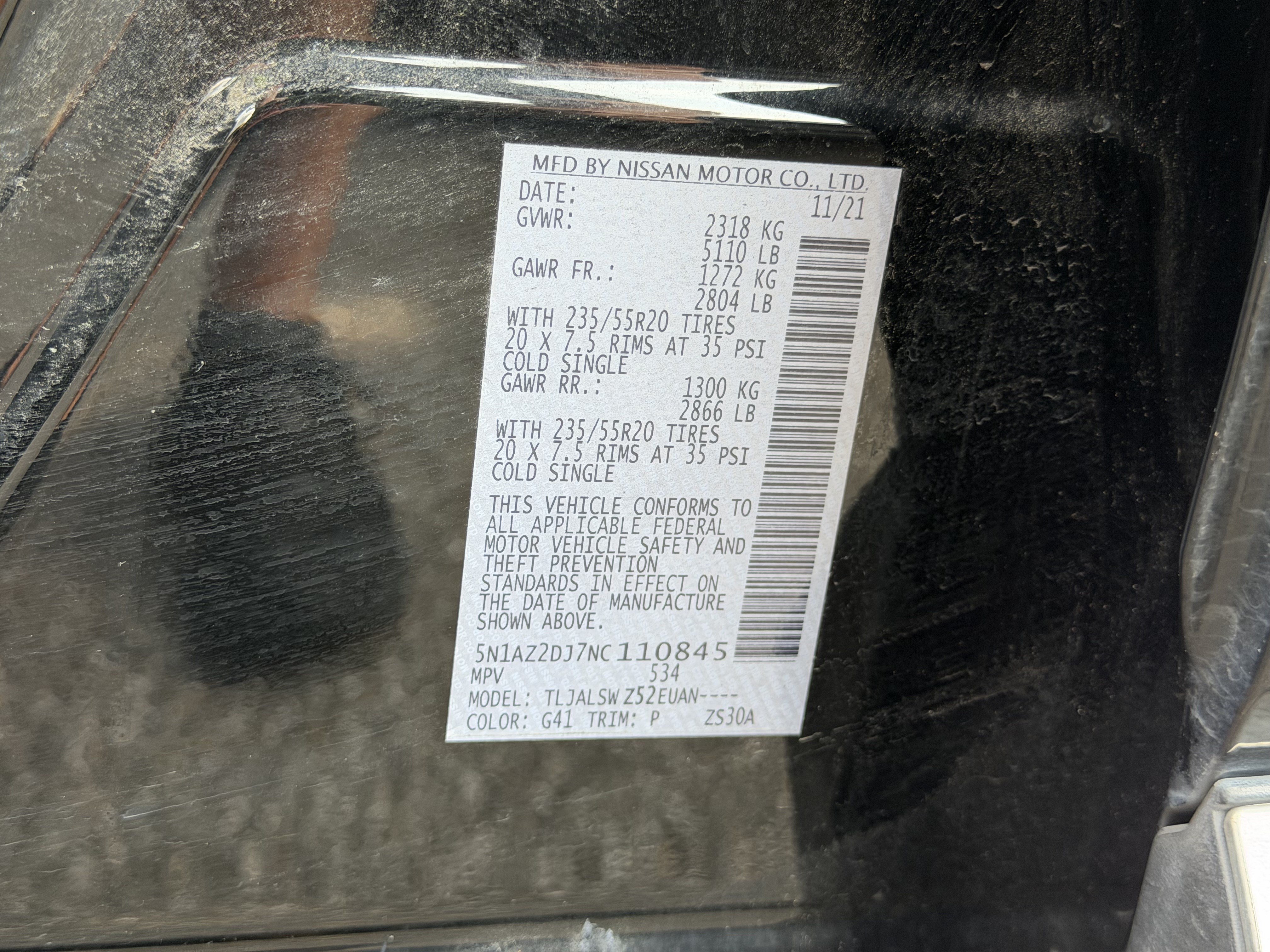 Used 2022 Nissan Murano Platinum w/ Cargo Package FWD image 36
