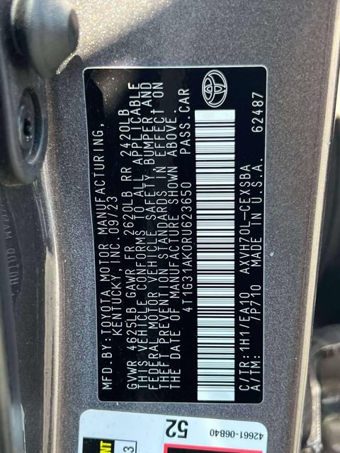 Certified 2024 Toyota Camry SE FWD image 24