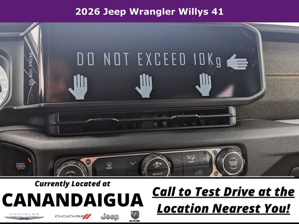 New 2026 Jeep Wrangler Unlimited Sport AWD/4WD image 14