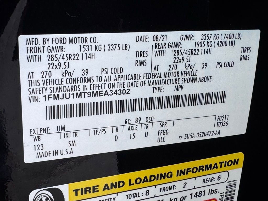 Used 2021 Ford Expedition Platinum image 54