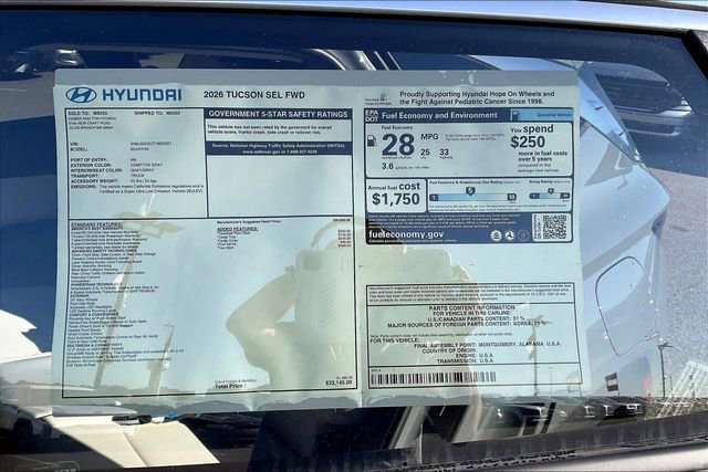 New 2026 Hyundai Tucson SEL image 14