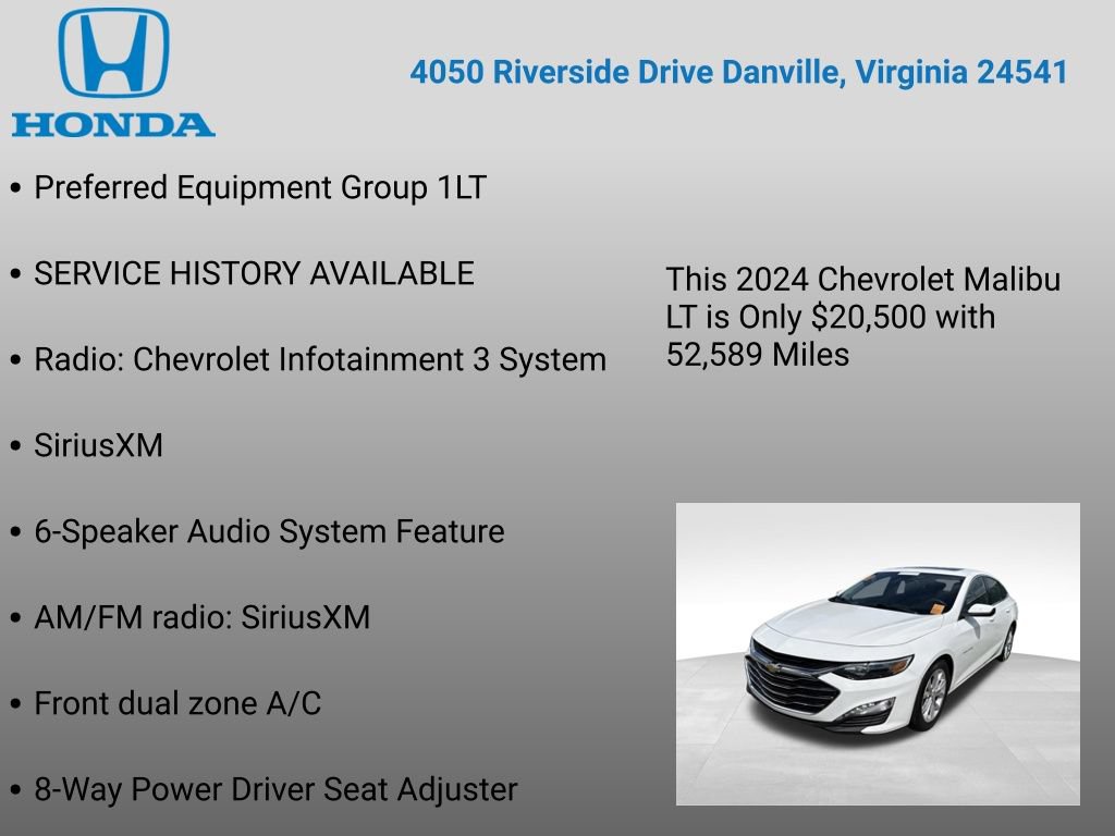 Used 2024 Chevrolet Malibu LT FWD image 7