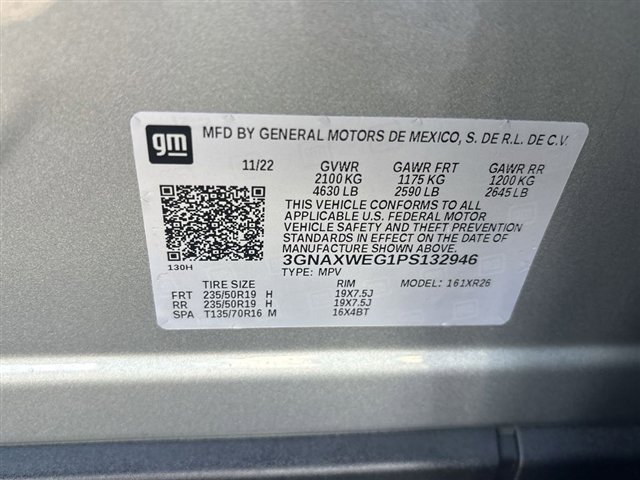 Certified 2023 Chevrolet Equinox RS image 33