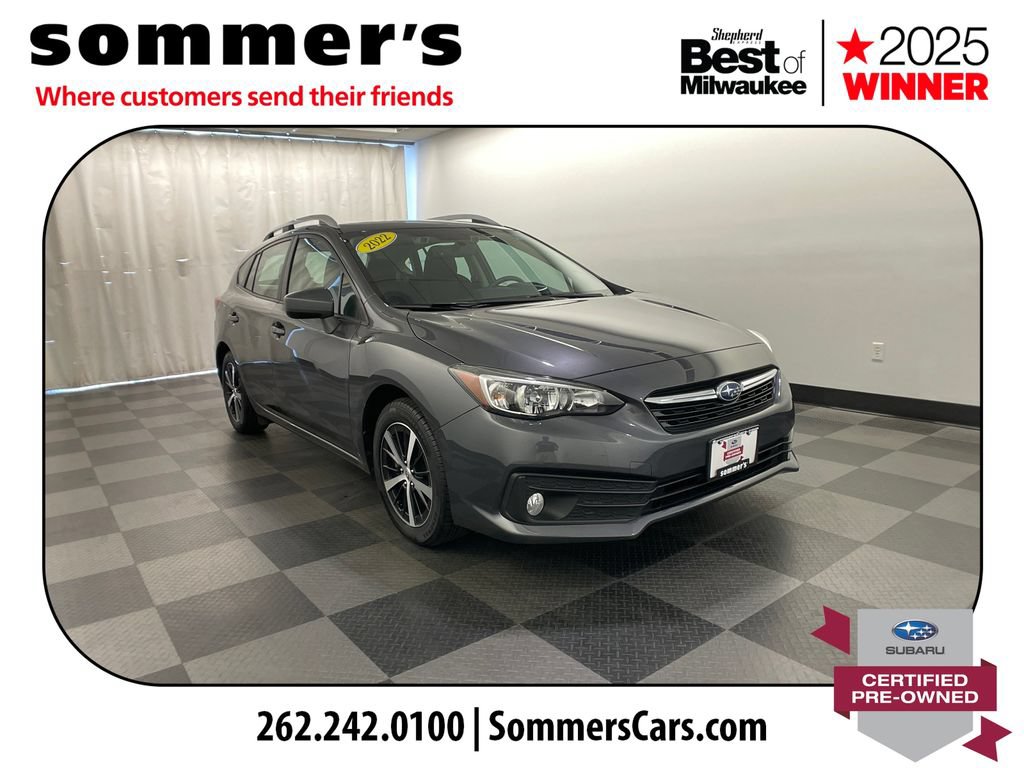 Certified 2022 Subaru Impreza 2.0i Premium AWD/4WD image 1