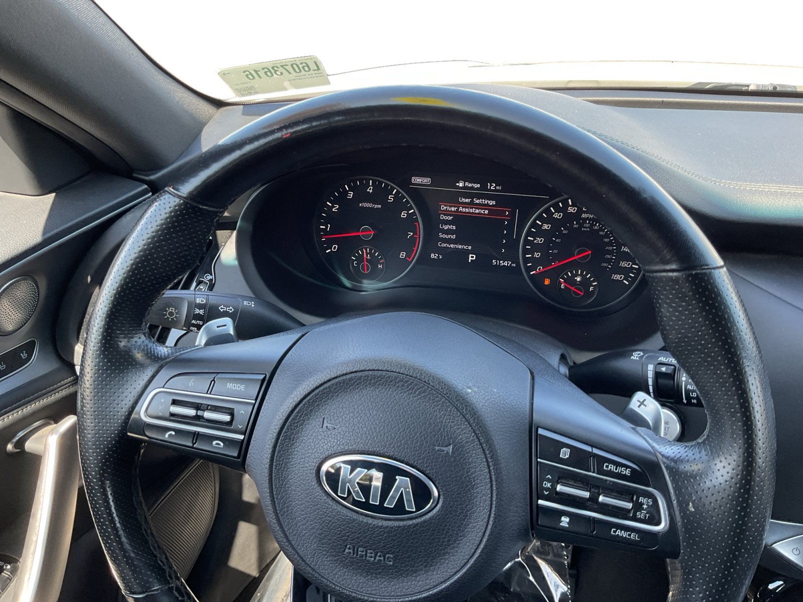 Used 2020 Kia Stinger GT1 RWD image 12