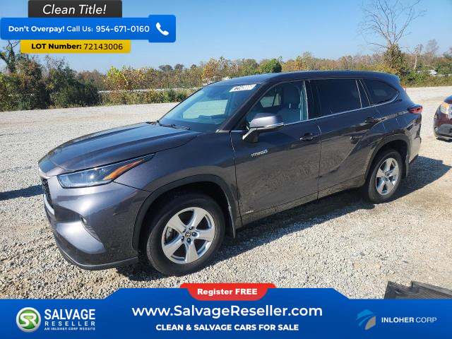 Used 2021 Toyota Highlander LE AWD/4WD image 1