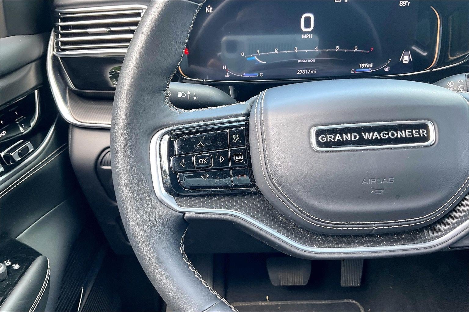Certified 2025 Jeep Grand Wagoneer Series II Obsidian w/ Quick Order Packagew 28T AWD/4WD image 17