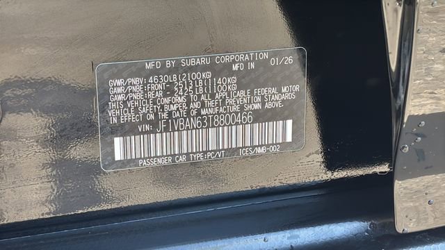 New 2026 Subaru WRX Limited image 28