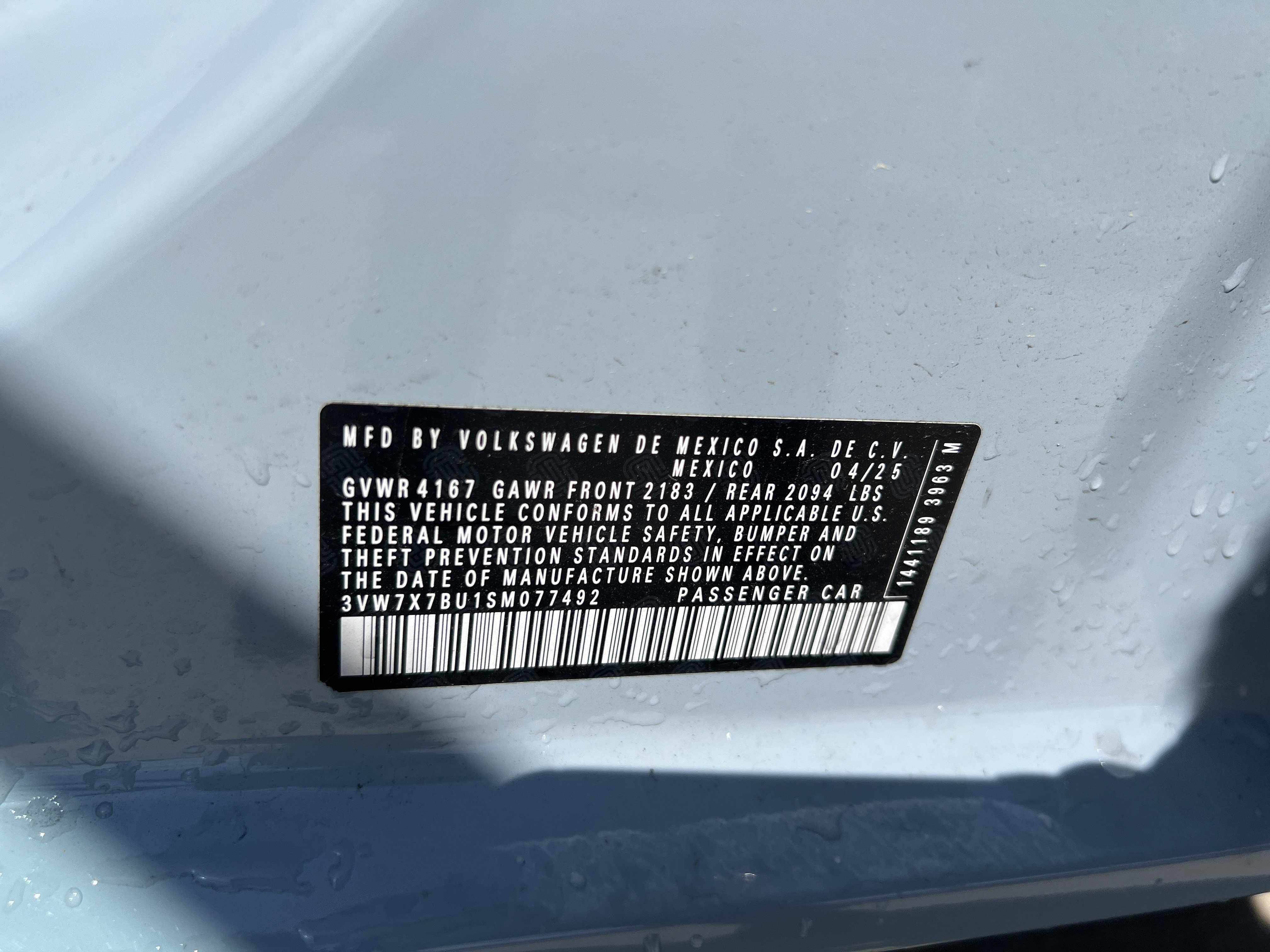 Used 2025 Volkswagen Jetta SE w/ Sunroof Package FWD image 31