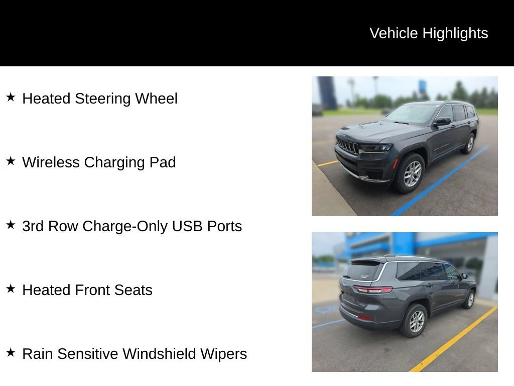 Used 2023 Jeep Grand Cherokee L Laredo w/ Luxury Tech Group I AWD/4WD image 15