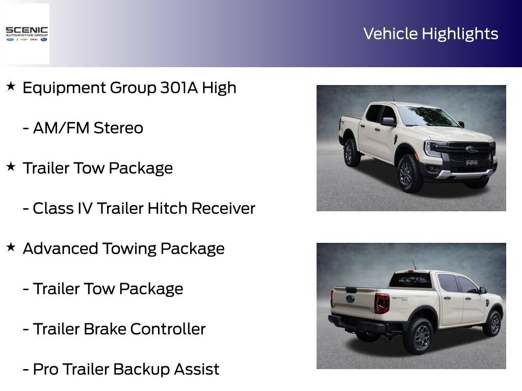 Used 2026 Ford Ranger XLT w/ Equipment Group 301A High AWD/4WD image 10