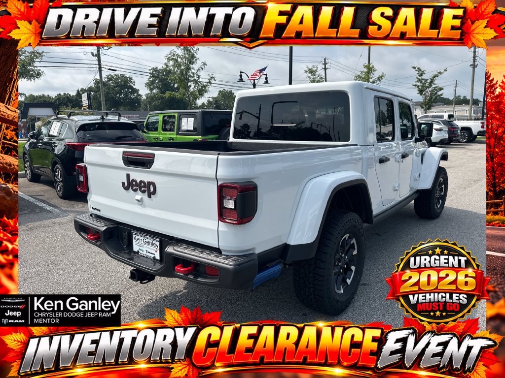 New 2026 Jeep Gladiator Rubicon w/ Steel Power Dome Hood Package AWD/4WD image 8