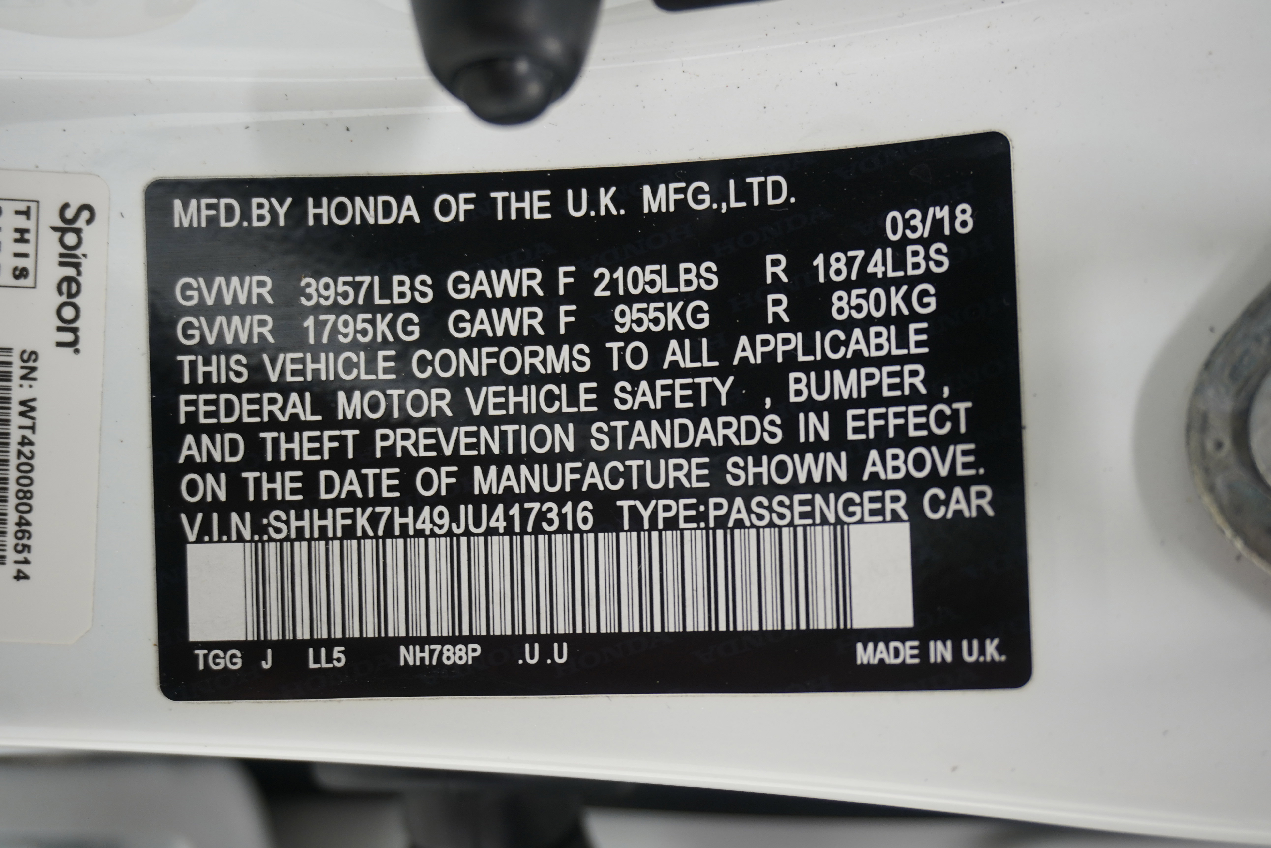 Used 2018 Honda Civic Sport image 25