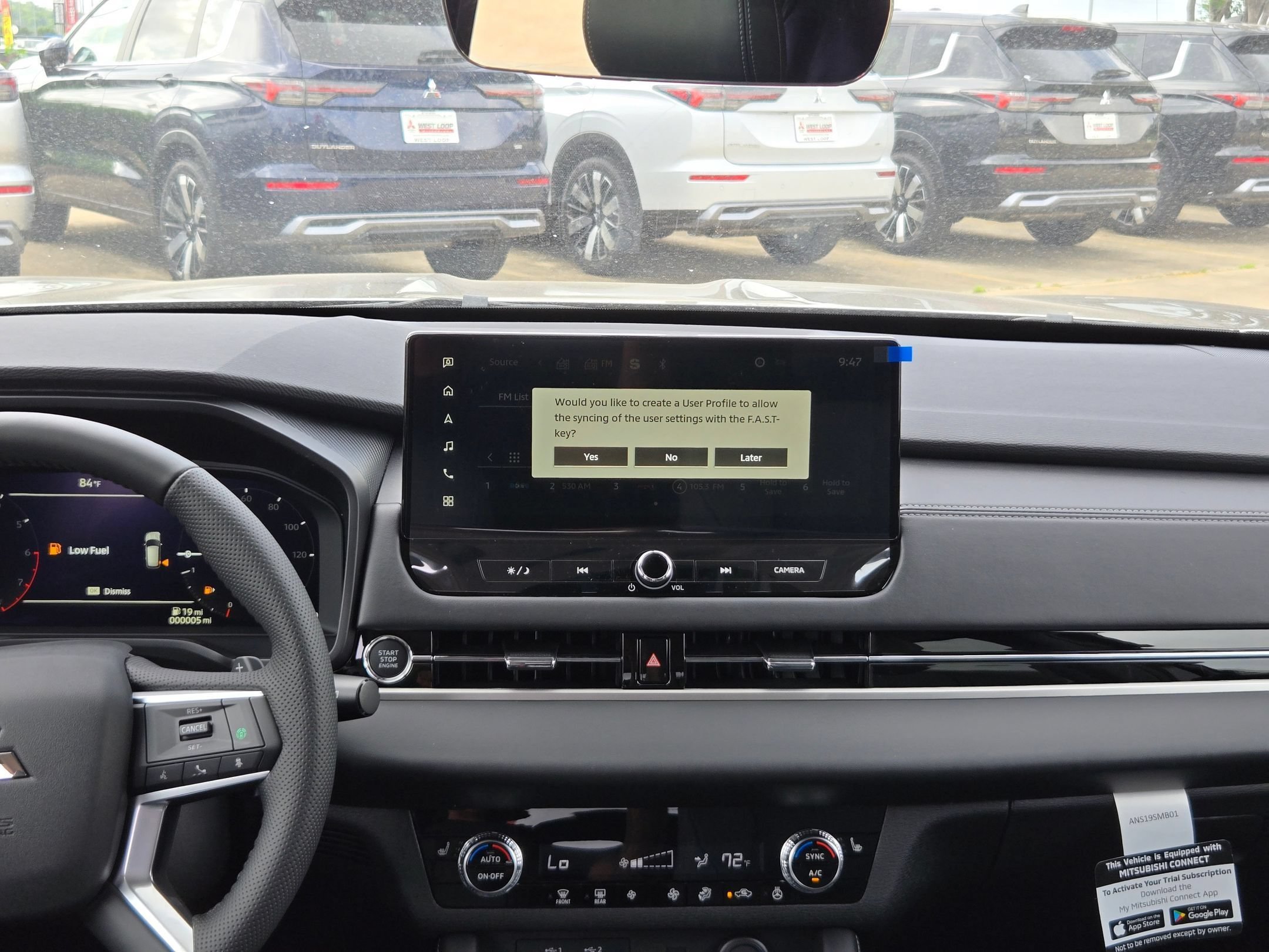 New 2026 Mitsubishi Outlander ES AWD/4WD image 16