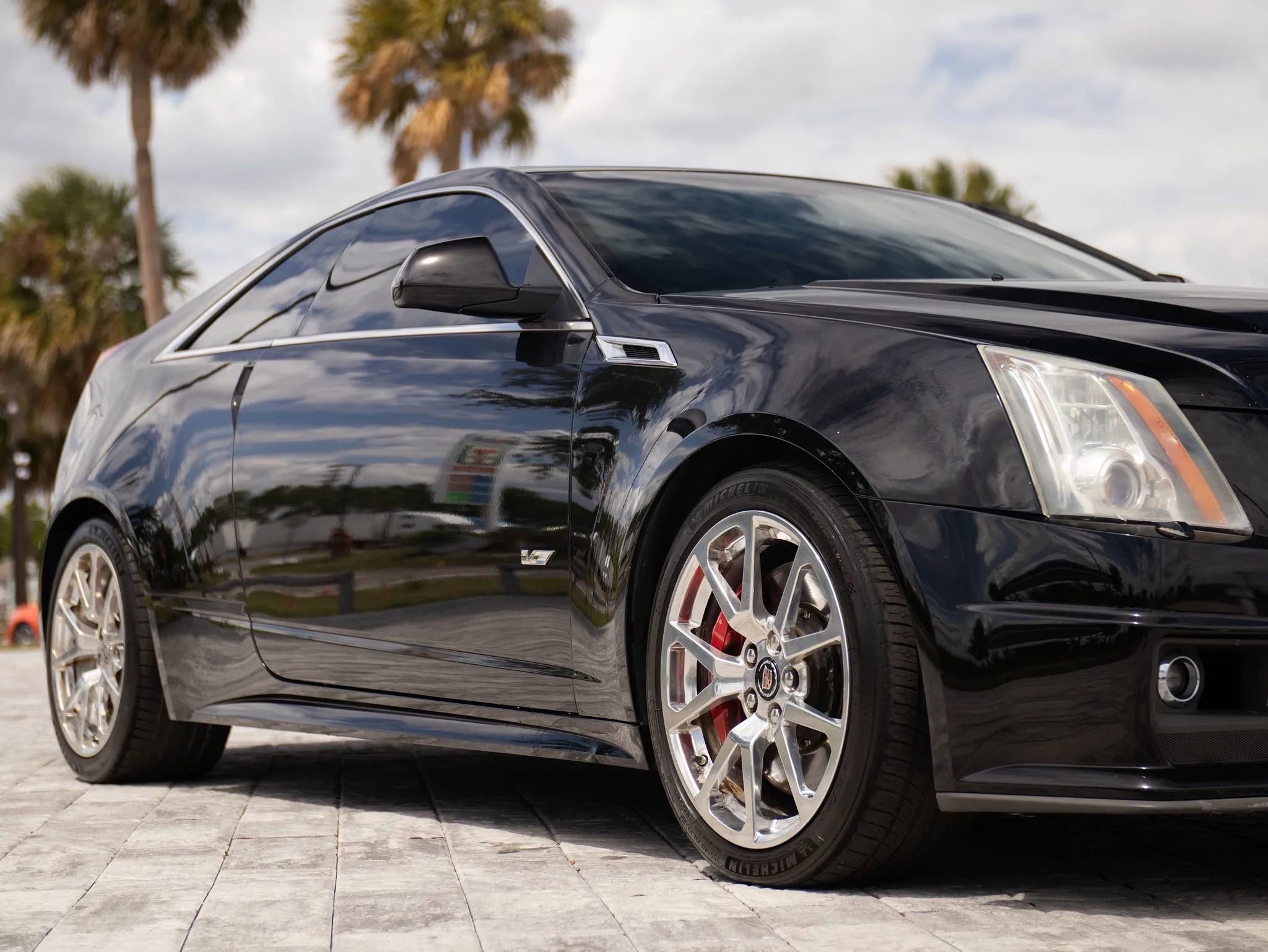 Used 2013 Cadillac CTS V w/ Wood Trim Package RWD image 3