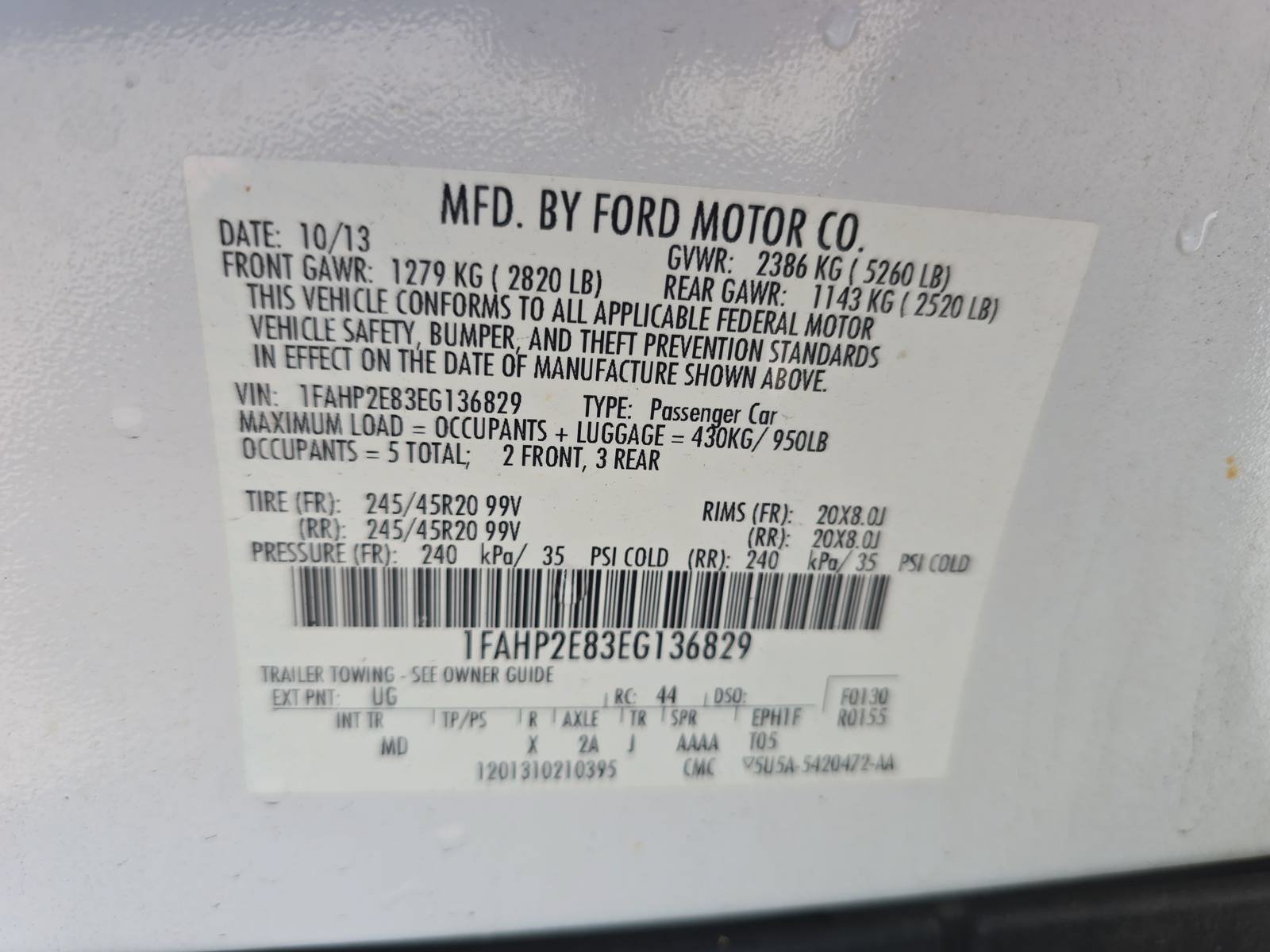 Used 2014 Ford Taurus SEL w/ Equipment Group 201A FWD image 33