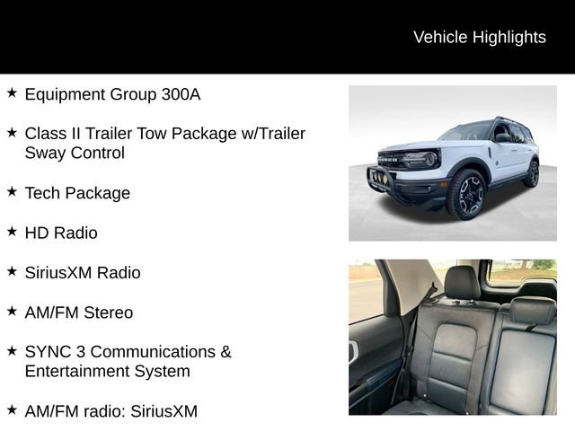 Used 2022 Ford Bronco Sport Outer Banks w/ Tech Package AWD/4WD image 8