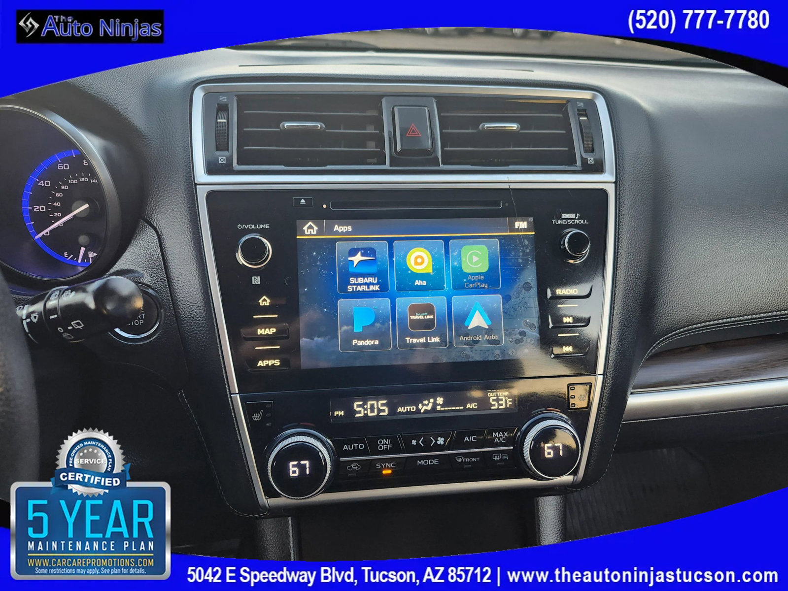 Used 2019 Subaru Outback 2.5i Touring w/ Protection Package #1 image 23