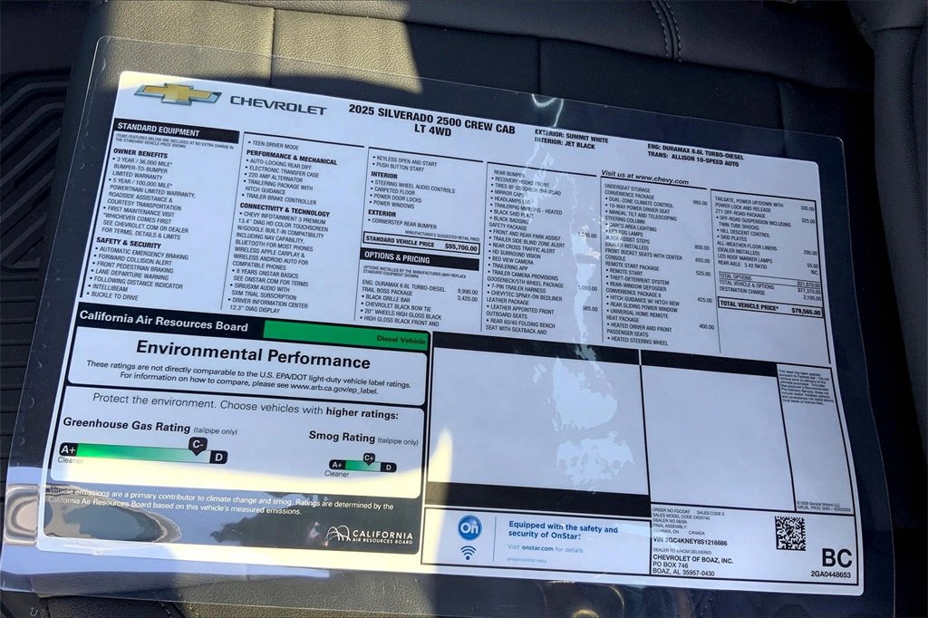 New 2025 Chevrolet Silverado 2500 LT w/ Trail Boss Package image 16