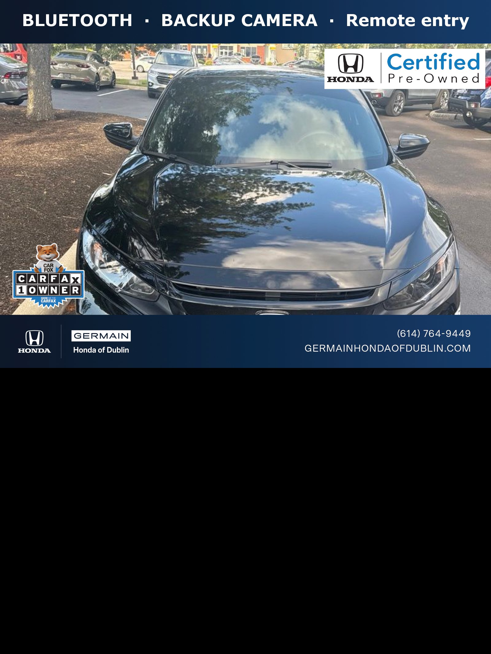 Certified 2019 Honda Civic LX image 1