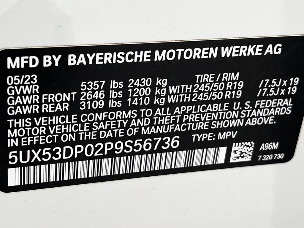 Certified 2023 BMW X3 xDrive30i w/ M Sport Package AWD/4WD image 24