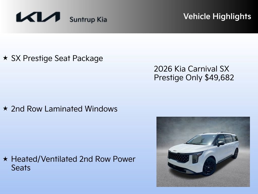 New 2026 Kia Carnival SX Prestige image 7