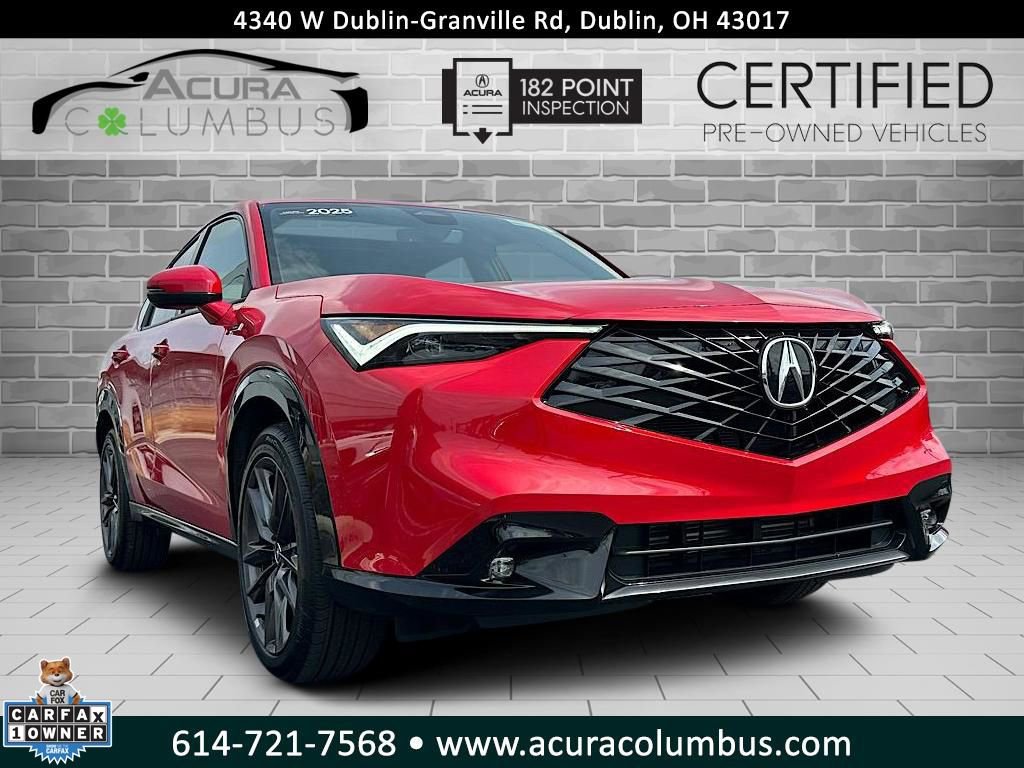 Certified 2025 Acura ADX A-Spec image 1