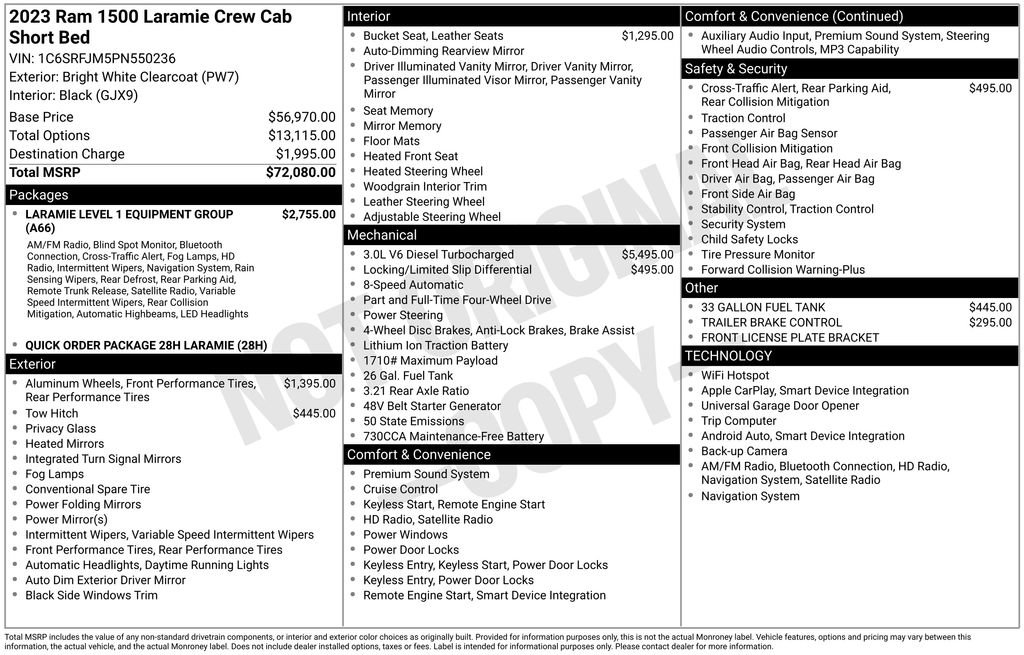 Used 2023 RAM 1500 Laramie image 7