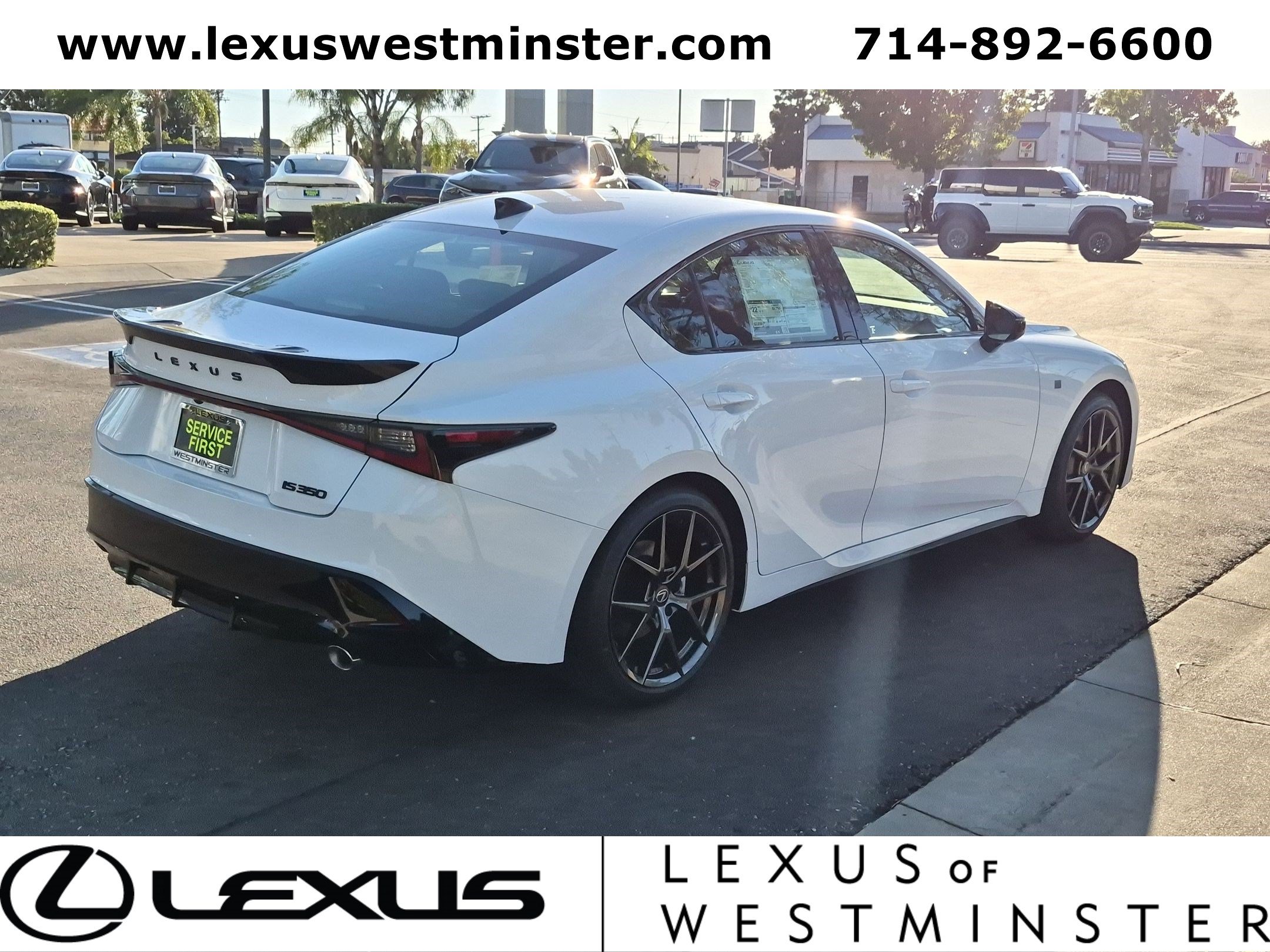 New 2026 Lexus IS 350 F Sport w/ Accessory Package Z1 RWD image 6