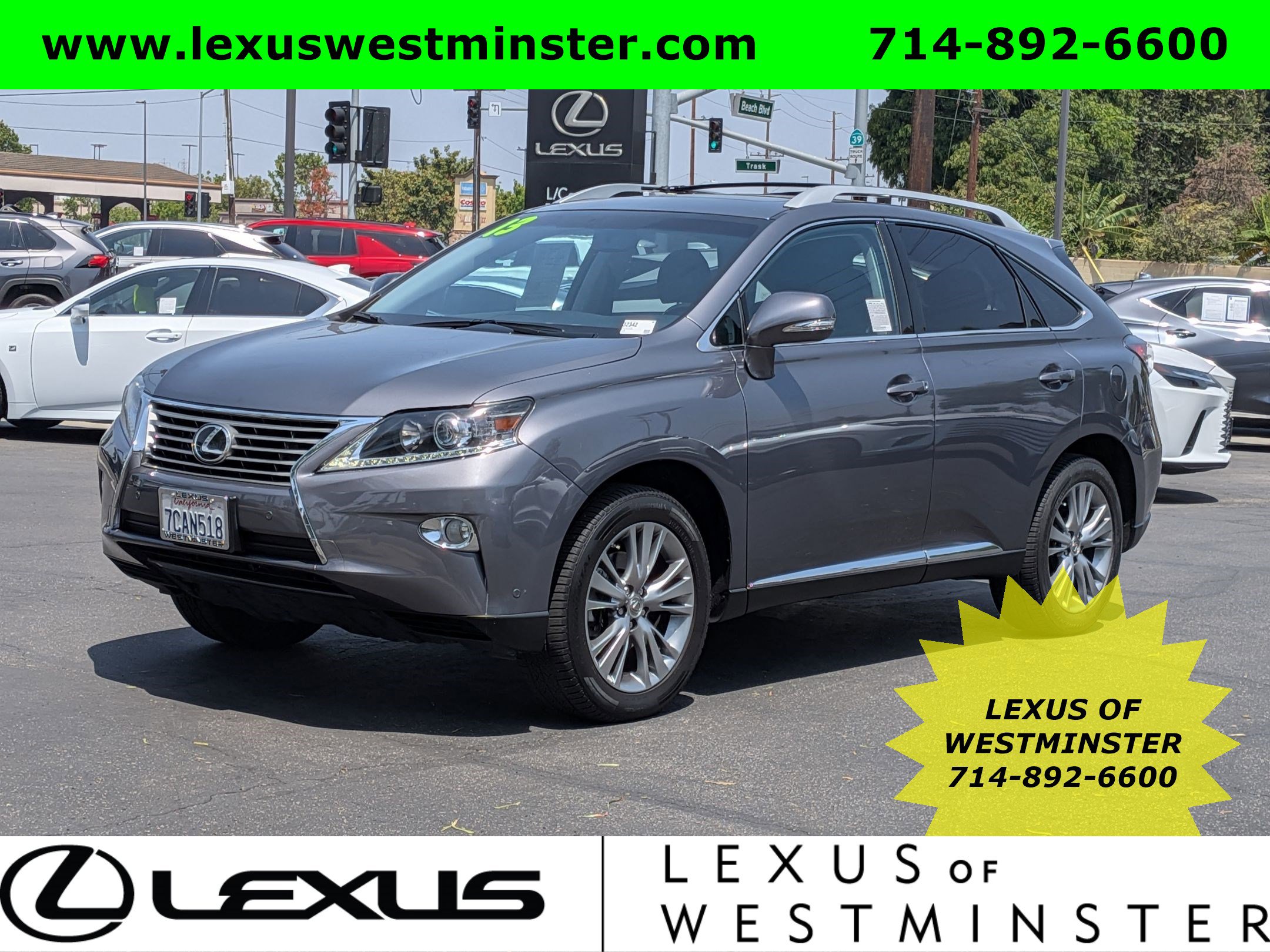Used 2013 Lexus RX 350 FWD w/ Navigation Pkg image 1
