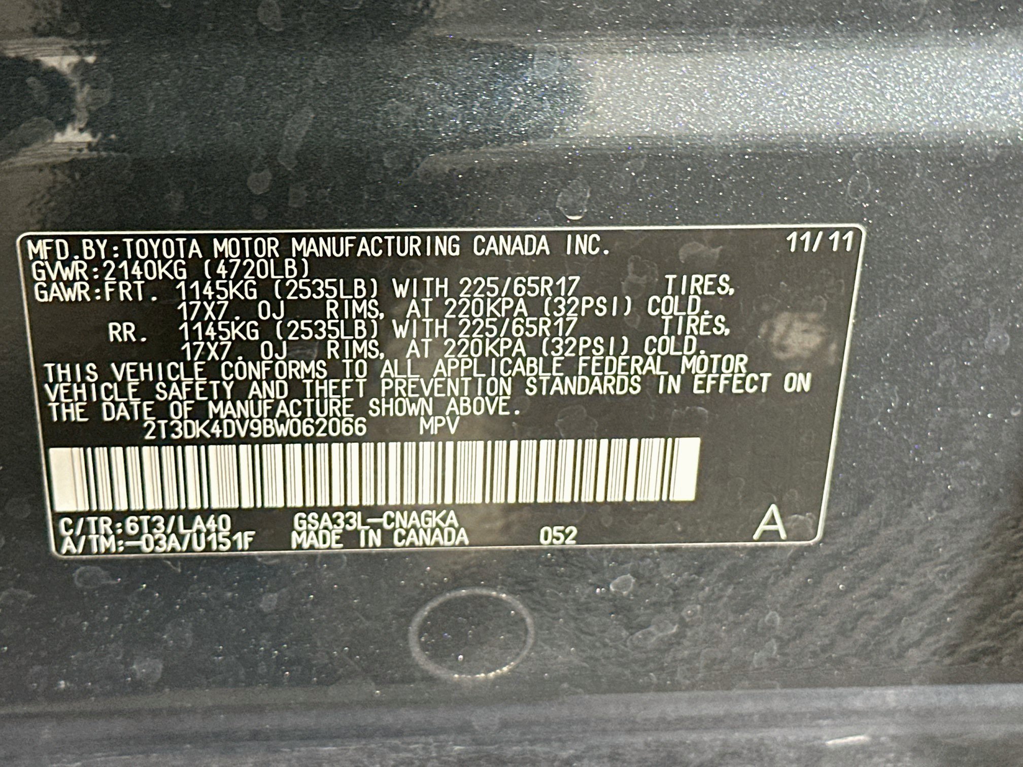 Used 2011 Toyota RAV4 Limited w/ Limited Extra Value Pkg AWD/4WD image 12