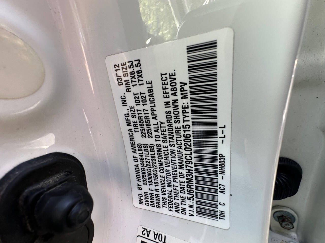 Used 2012 Honda CR-V EX-L image 17