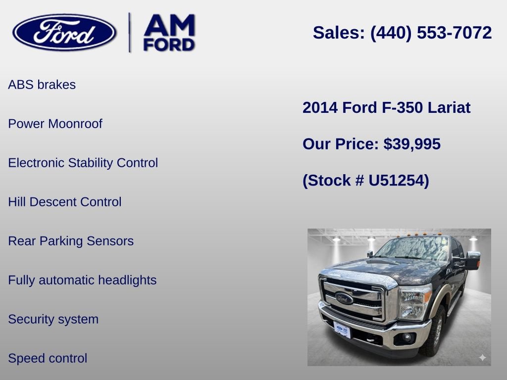 Used 2014 Ford F350 Lariat w/ Lariat Ultimate Package AWD/4WD image 30