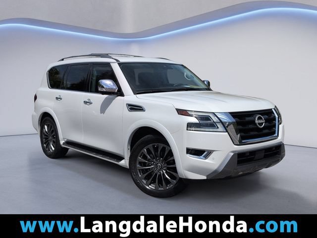Used 2023 Nissan Armada Platinum w/ Cargo Package RWD video 1