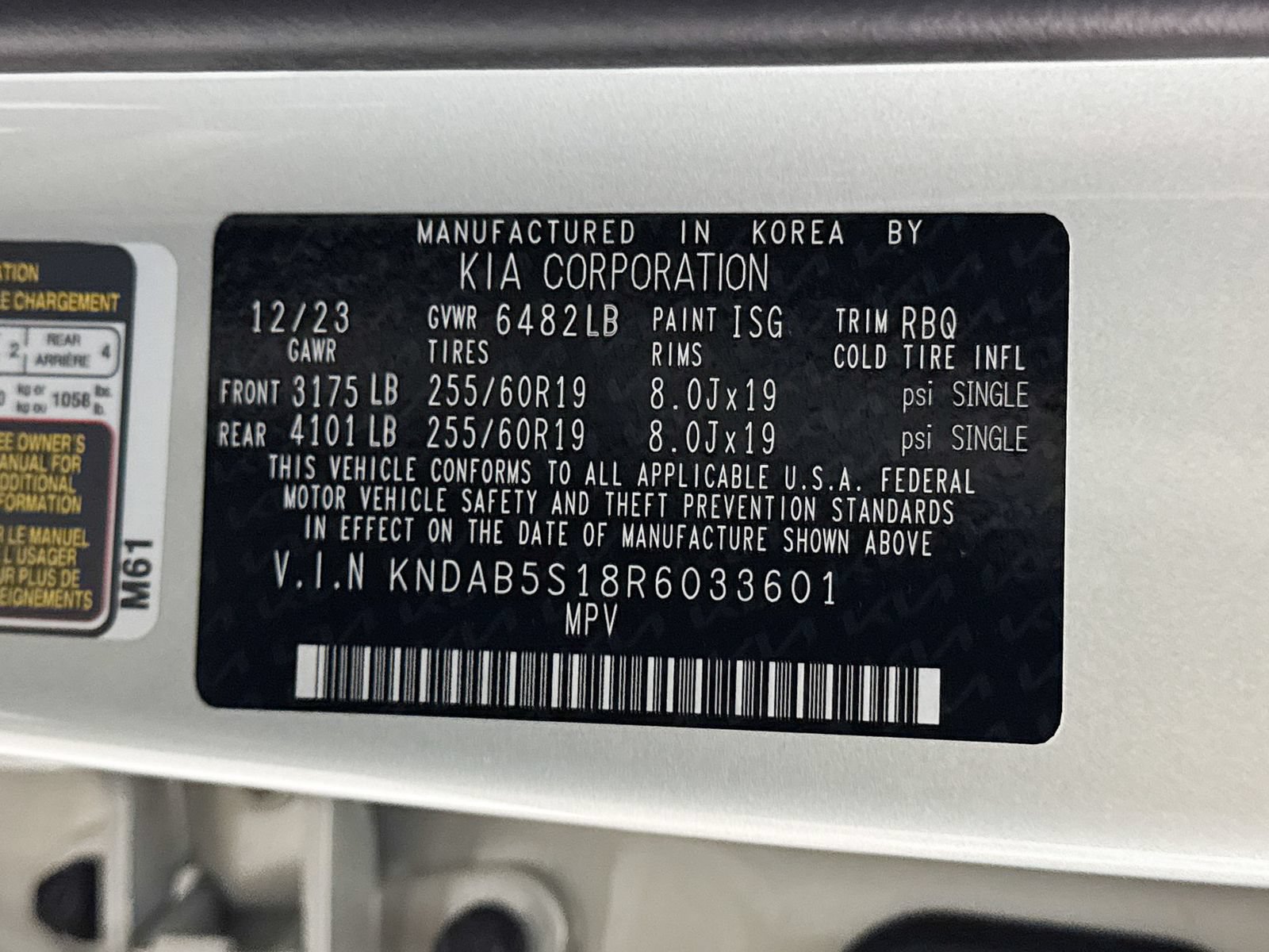 Certified 2024 Kia EV9 Light Long Range RWD image 41