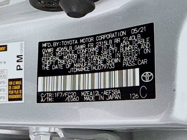 Used 2021 Toyota Corolla SE w/ Carpet Mat Package (TMS) image 30
