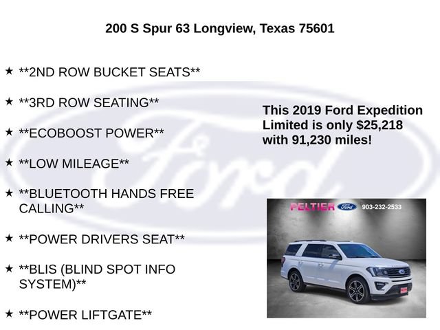 Used 2019 Ford Expedition Limited w/ Equipment Group 303A RWD image 25