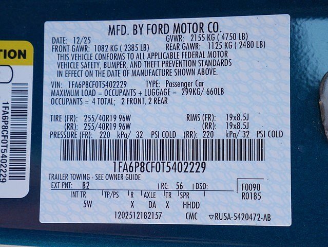 New 2026 Ford Mustang GT Premium RWD image 33