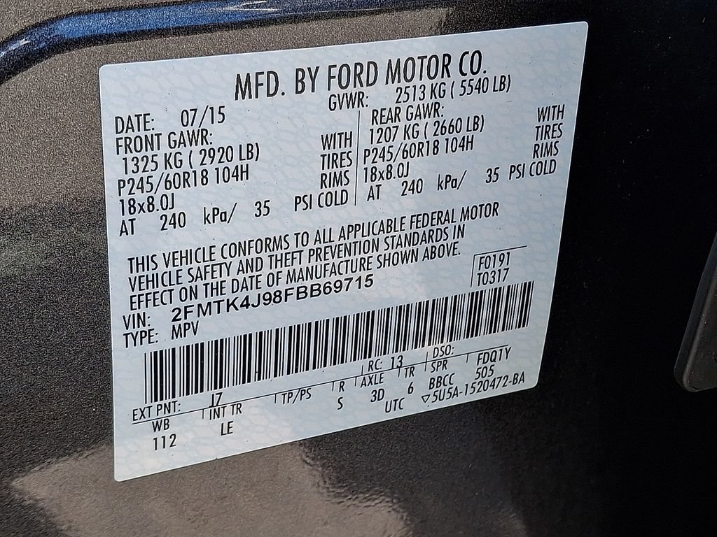 Used 2015 Ford Edge SEL w/ Equipment Group 201A AWD/4WD image 28