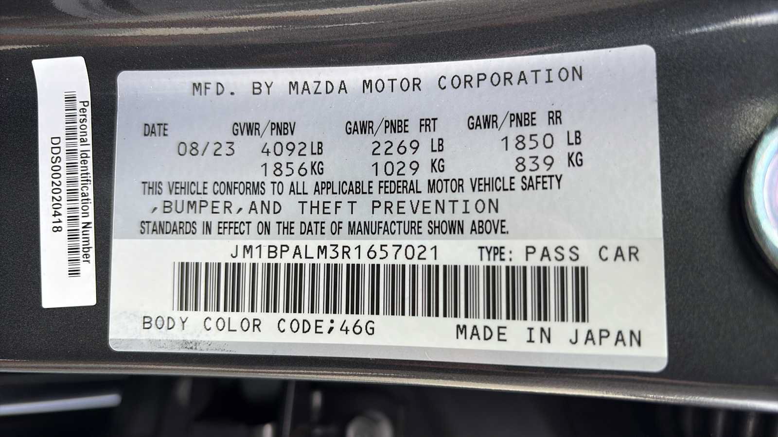 Used 2024 MAZDA MAZDA3 s FWD image 14
